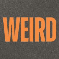 Weird Orange Text Single Word Cotton Canvas Backpack