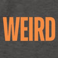 Weird Orange Text Single Word Vector Backpack