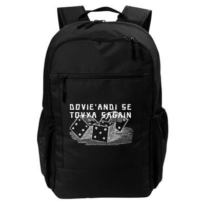 Wheel Of Time It&X27;S Time To Toss The Dice Daily Commute Backpack