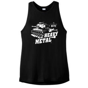 World Of Tanks Blitz Heavy Metal Ladies PosiCharge Tri-Blend Wicking Tank