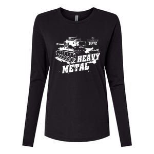 World Of Tanks Blitz Heavy Metal Womens Cotton Relaxed Long Sleeve T-Shirt