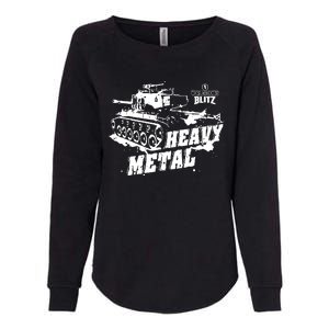 World Of Tanks Blitz Heavy Metal Womens California Wash Sweatshirt