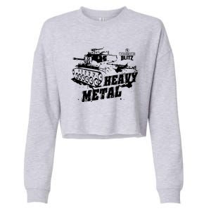 World Of Tanks Blitz Heavy Metal Cropped Pullover Crew