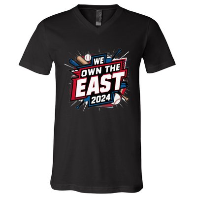 We Own The East P.H.I.L.L.Y V-Neck T-Shirt