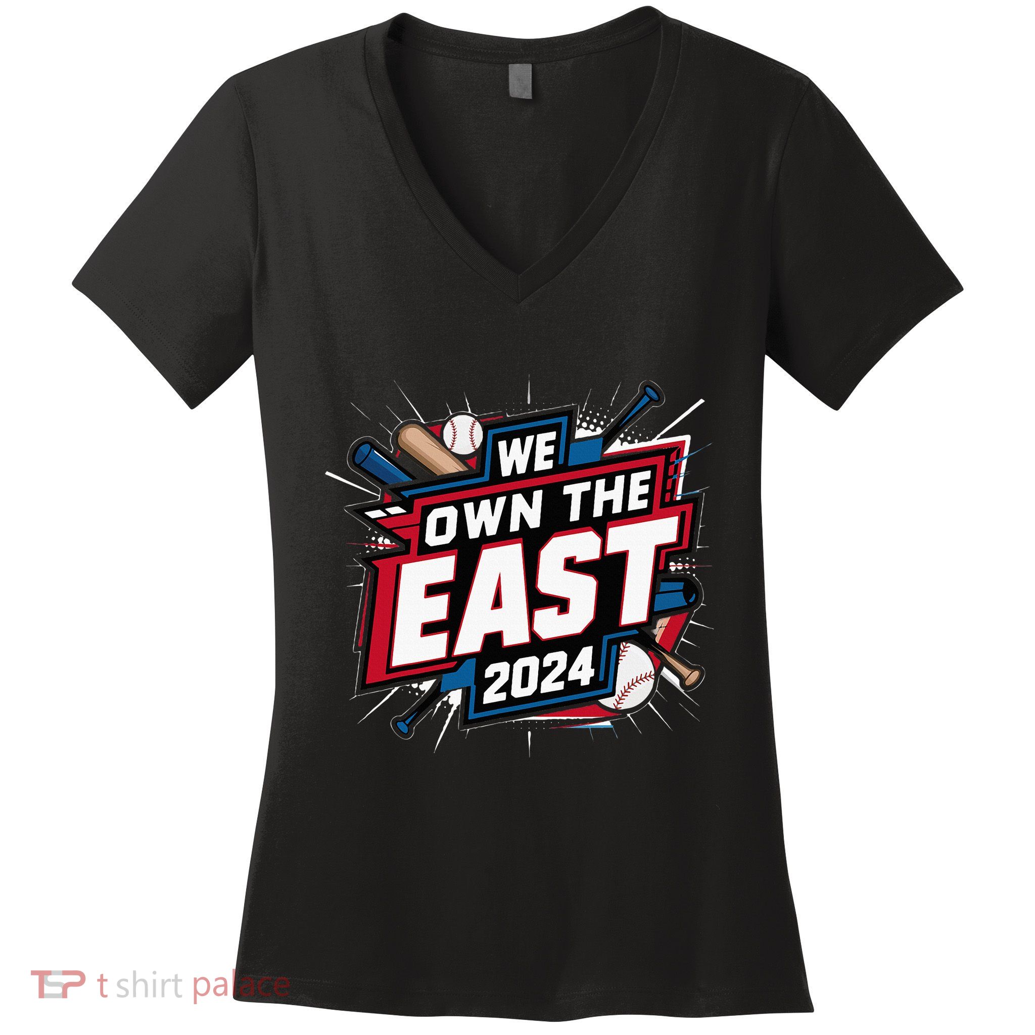 We Own The East P.H.I.L.L.Y Women's V-Neck T-Shirt