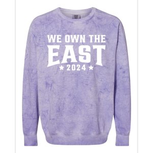 We Own The East 2024 Colorblast Crewneck Sweatshirt