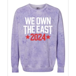 We Own The East 2024 Colorblast Crewneck Sweatshirt