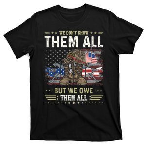 We Owe Them All Partiotic Veterans Day Memorial Day T-Shirt