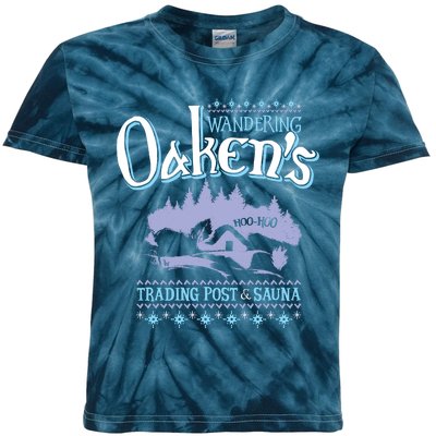 Wandering Oaken's Trading Post And Sauna Hoo Hoo Kids Tie-Dye T-Shirt