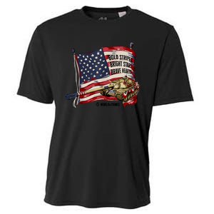 World Of Tanks 4th Of July Bold Bright Brave Collection Cooling Performance Crew T-Shirt