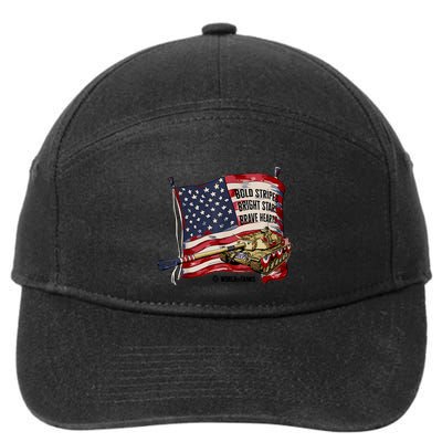 World Of Tanks 4th Of July Bold Bright Brave Collection 7-Panel Snapback Hat