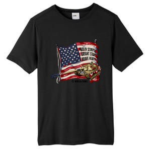 World Of Tanks 4th Of July Bold Bright Brave Collection Tall Fusion ChromaSoft Performance T-Shirt