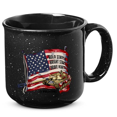 World Of Tanks 4th Of July Bold Bright Brave Collection 15oz Campfire Ceramic Mug