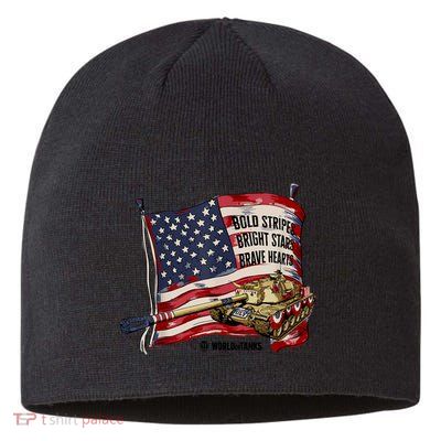 World Of Tanks 4th Of July Bold Bright Brave Collection Sustainable Beanie