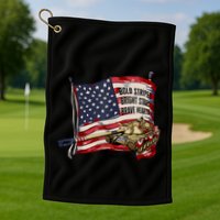 World Of Tanks 4th Of July Bold Bright Brave Collection Golf Towel