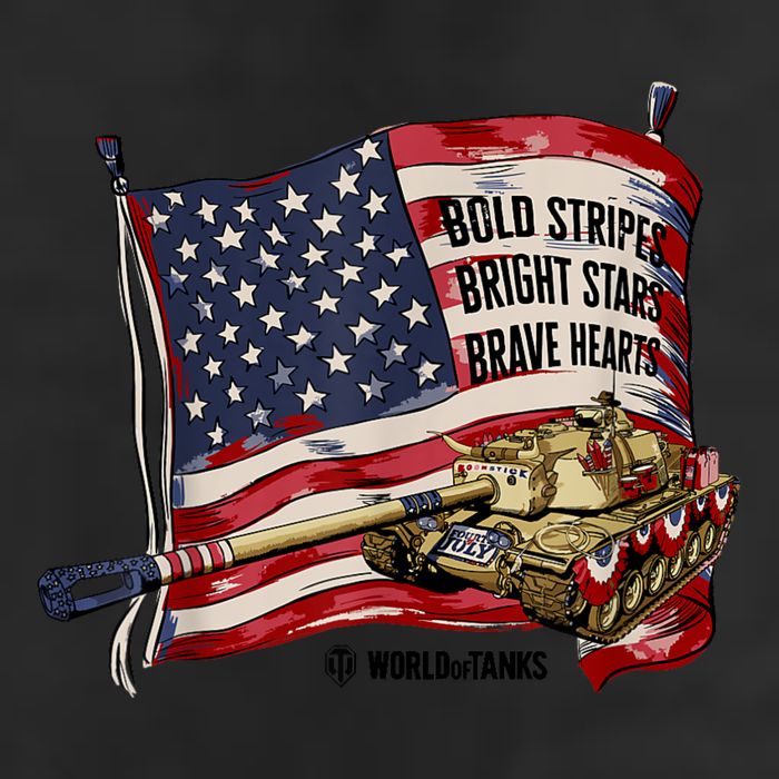 World Of Tanks 4th Of July Bold Bright Brave Collection Golf Towel