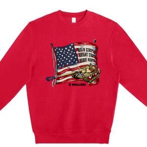 World Of Tanks 4th Of July Bold Bright Brave Collection Premium Crewneck Sweatshirt