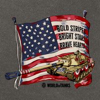 World Of Tanks 4th Of July Bold Bright Brave Collection Cotton Canvas Backpack