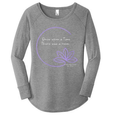 Women Once Upon A Time There Was A Little Room Women's Perfect Tri Tunic Long Sleeve Shirt