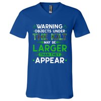 Warning Objects Under Kilt May Be Larger Scottish Irish Gift V-Neck T-Shirt