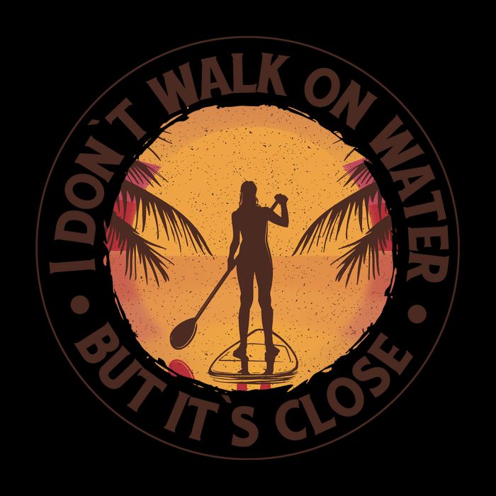 Walk On Water Paddleboard Cooling Performance Crew T-Shirt