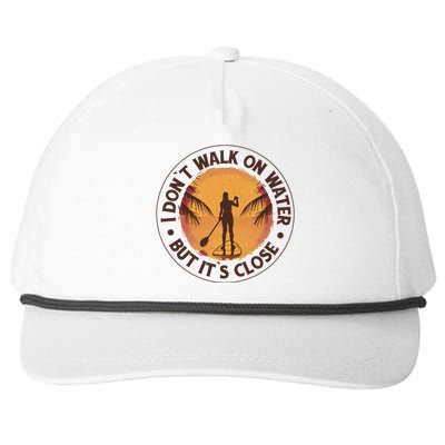 Walk On Water Paddleboard Snapback Five-Panel Rope Hat