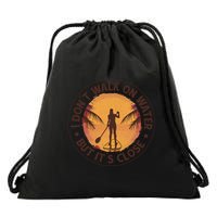 Walk On Water Paddleboard Drawstring Bag