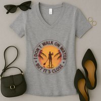 Walk On Water Paddleboard Women's V-Neck T-Shirt