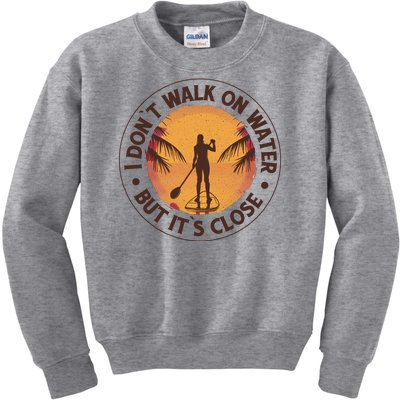 Walk On Water Paddleboard Kids Sweatshirt