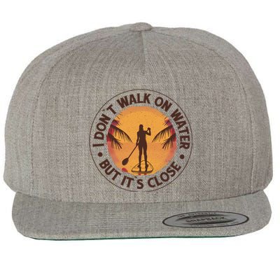 Walk On Water Paddleboard Wool Snapback Cap