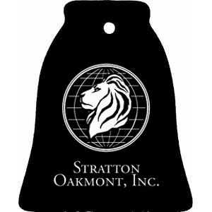 W.O.L.F Of Wall Street Stratton Oakmont Ceramic Bell Ornament