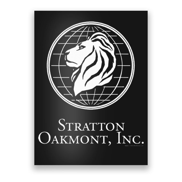 W.O.L.F Of Wall Street Stratton Oakmont Poster