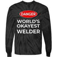 World Okayest Welder Tie-Dye Long Sleeve Shirt