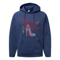 Woman Of Worship Bling Rhinestone Christian Inspirational Performance Fleece Hoodie