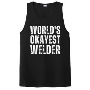 World's Okayest Welder Funny Welder Welding Quote PosiCharge Competitor Tank