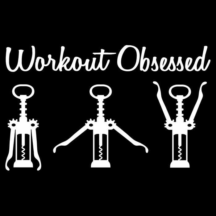 Workout Obsessed Wine Lover Bucket Hat