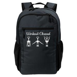 Workout Obsessed Wine Lover Daily Commute Backpack