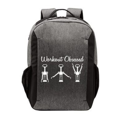 Workout Obsessed Wine Lover Vector Backpack