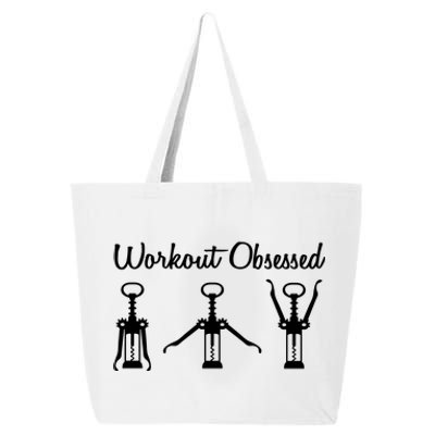 Workout Obsessed Wine Lover 25L Jumbo Tote