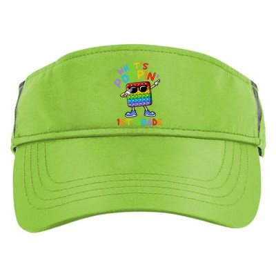 Whats Poppin 1st Grade Back To School Adult Drive Performance Visor