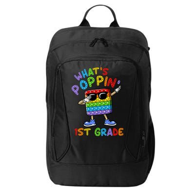 Whats Poppin 1st Grade Back To School City Backpack
