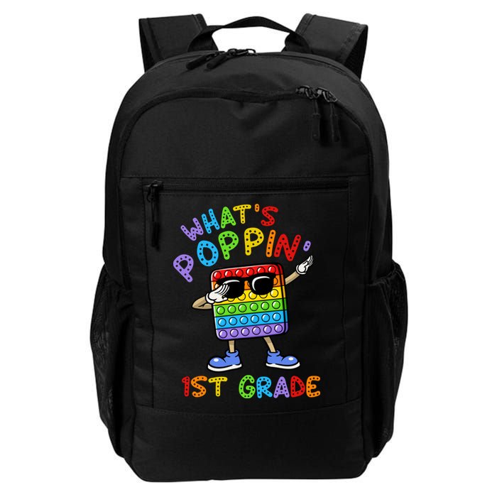 Whats Poppin 1st Grade Back To School Backpack