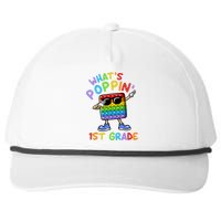 Whats Poppin 1st Grade Back To School Snapback Five-Panel Rope Hat