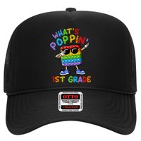 Whats Poppin 1st Grade Back To School Trucker Hat