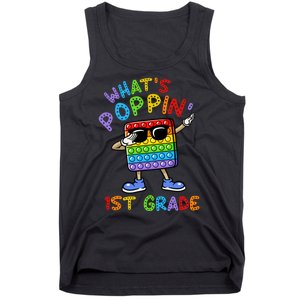 Whats Poppin 1st Grade Back To School Tank Top