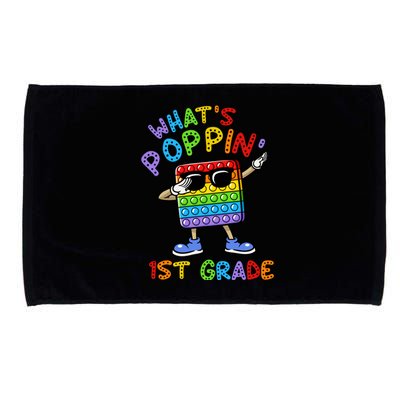 Whats Poppin 1st Grade Back To School Microfiber Hand Towel