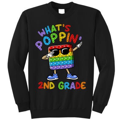 Whats Poppin 2nd Grade Back To School Sweatshirt