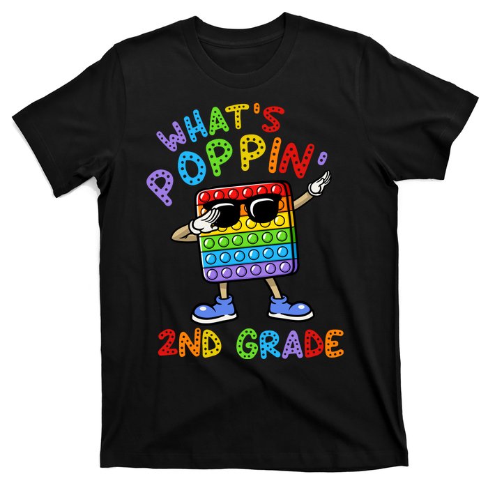 Whats Poppin 2nd Grade Back To School T-Shirt