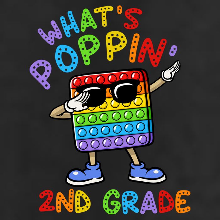 Whats Poppin 2nd Grade Back To School Beanie