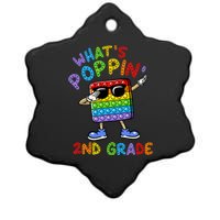 Whats Poppin 2nd Grade Back To School Ceramic Star Ornament